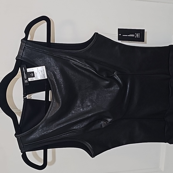NWT! Vegan Leather Bodysuit - Picture 1 of 6